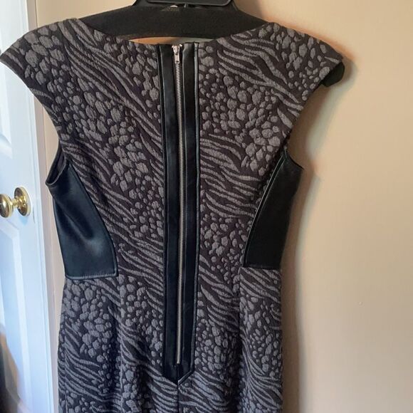 Bundle 2 Dresses Taylor Maggy London Leopard Leather sz 2 - Picture 7 of 16